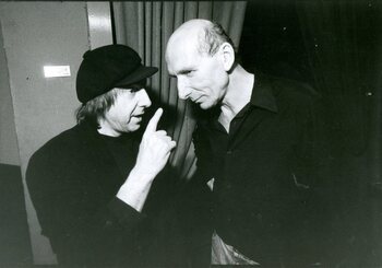 S Borisem Hybnerem v klubu GAG, 1. výročí Rock&Popu, květen 1991
